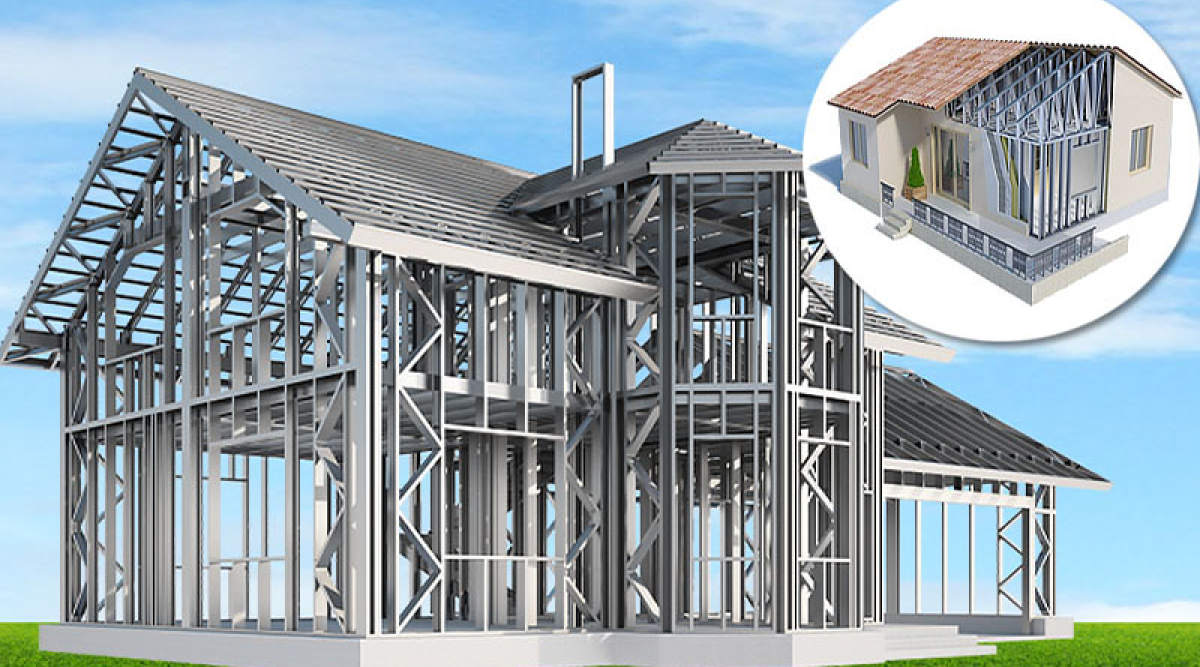 Проект здания из лстк. Лстк одноэтажный дом. Лстк каркас дом. Фабрика каркасов лстк. Лстк конструкции технология.